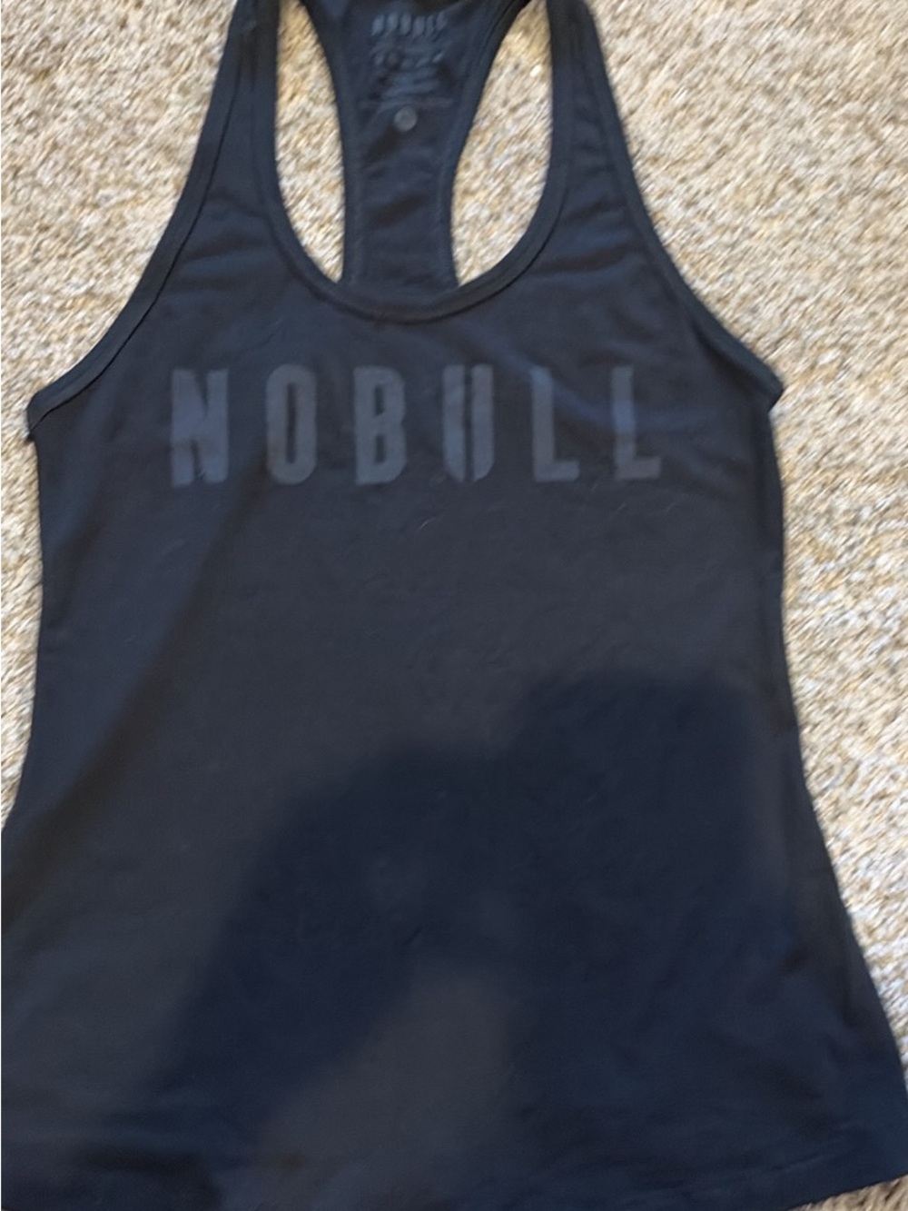 NOBULL Black Performance Racerback Tank